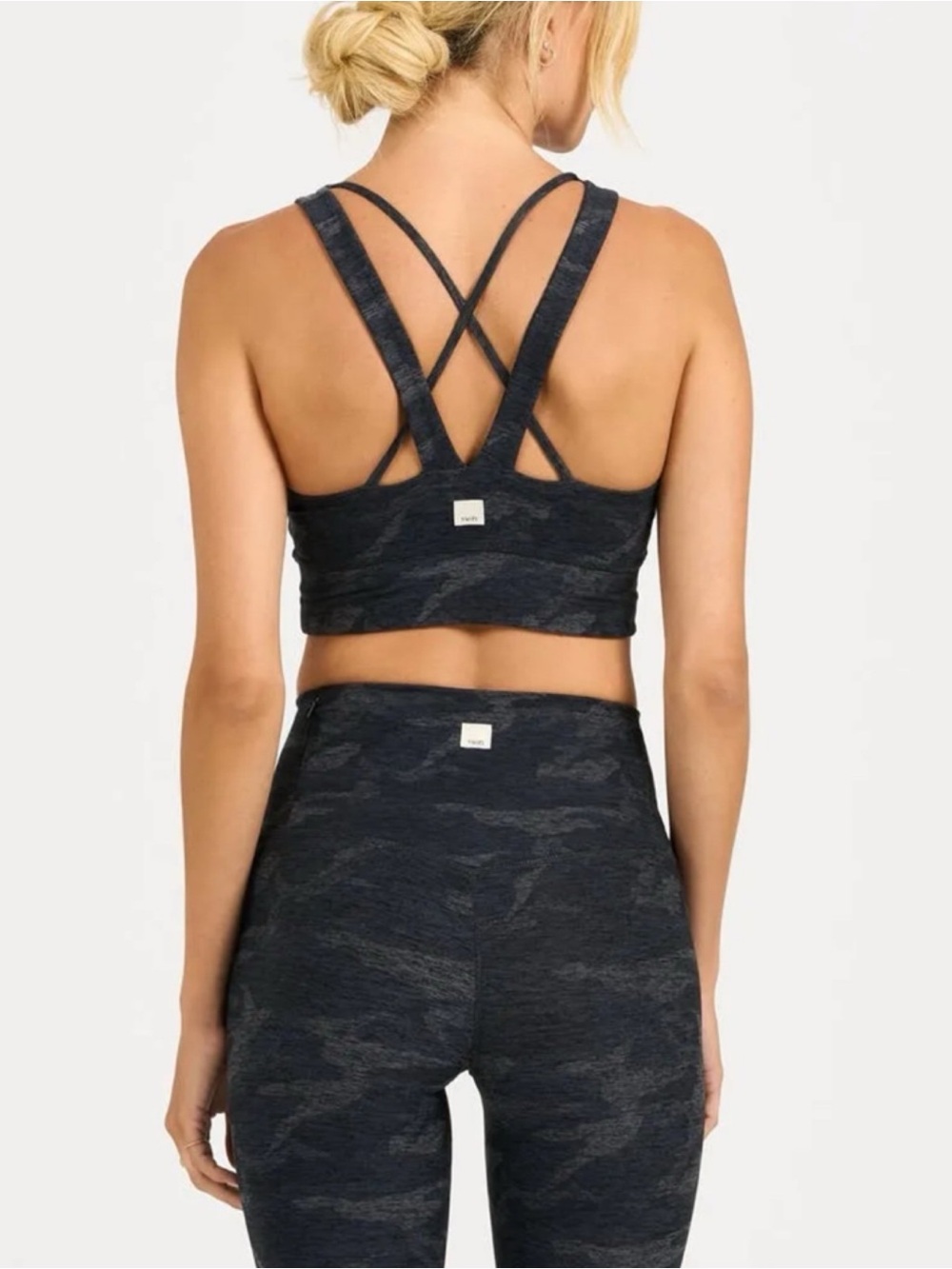 Vuori Elevation Bra Women's  Sz L In Black Camo